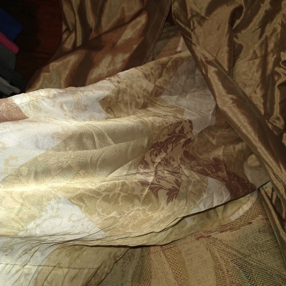 2 panel double lace curtains